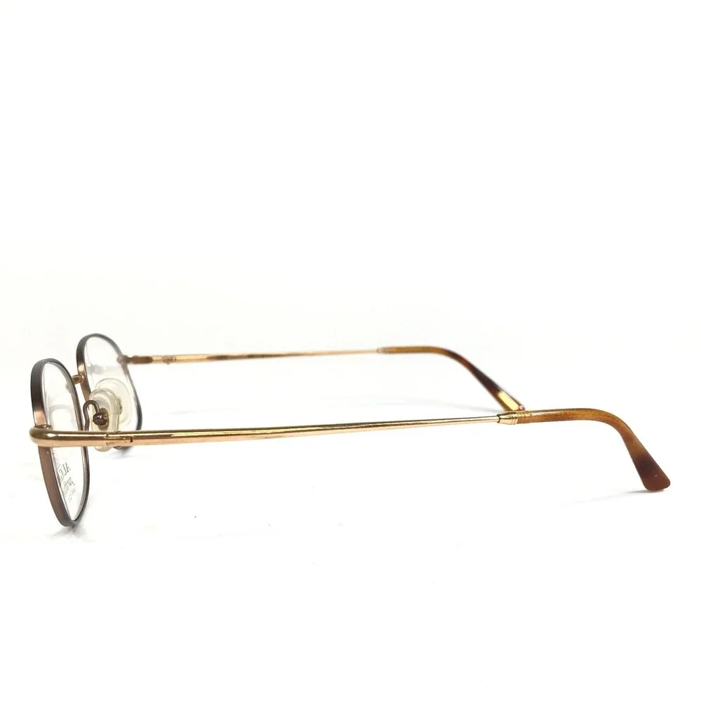 Augar Eyeglasses Frames HT51 CHAMPAGNE Brown Gold 22KT GP Gold Plated 52-19-140